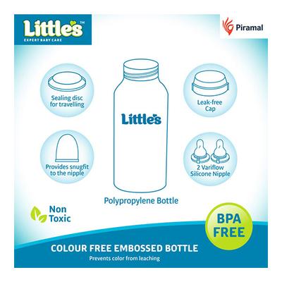 Little's Classic Mini Feeding Bottle - Pink 120 ml - Feeding & Nursing