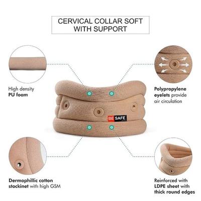 Be Safe Forever Cervical Collar (L) - Abdomen/Neck/Arm/Elbow Supports