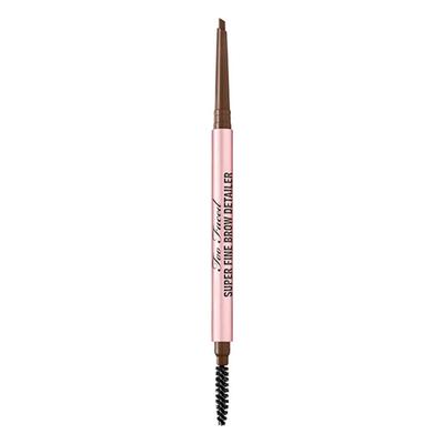 Too Faced Super Fine Brow Detailer Ultra Slim Brow Pencil Dark Brown 0.08gm - Eyebrow Pencils & Enhancers