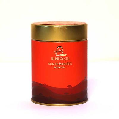 The Infused Kettle Black Tea Leaves - Rum Flavoured 50 gm - Teas