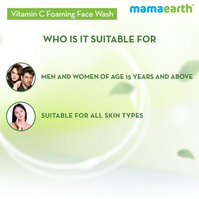 Mamaearth Foaming Face Wash - Vitamin C 150 ml - Face Wash & Cleansers