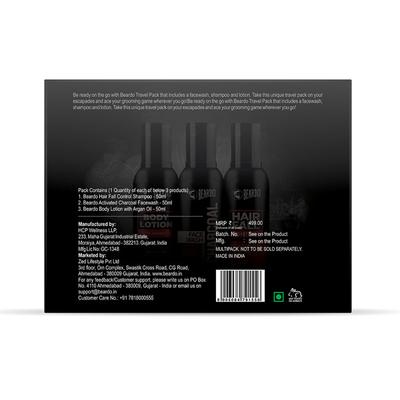 Beardo Travel Pack Kit - Lotions & Creams