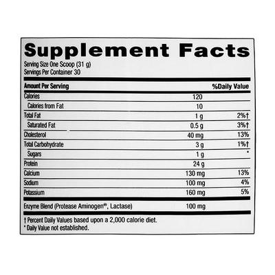GNC PP Amplified Gold 100% Whey Protein Advanced Powder - Cookies & Cream Flavour 2.05 lb - Whey Proteins