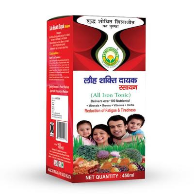 Basic Ayurveda Loh Shakti Dayak Syrup 450 ml - Speciality Medicines