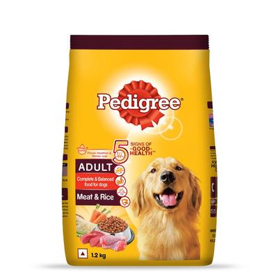 Pedigree Adult Meat & Rice 1200 gm - Petfood