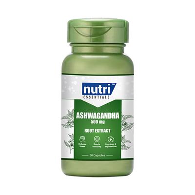 Nutri Essentials Ashwagandha 500 mg Capsule 60's - Ashwagandha