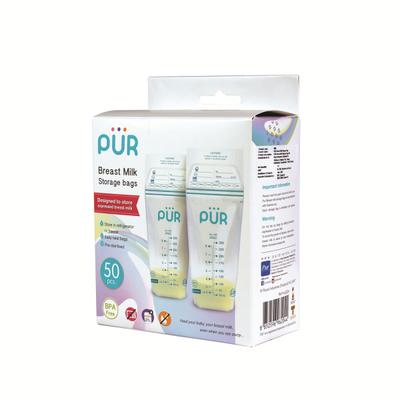 Pur Breast Milk Storage Bag 50's - Feeding & Nursing