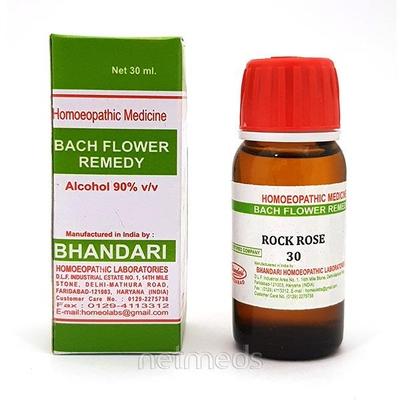 Bhandari Bach Flower Rock Rose 30 Liquid 30 ml - Bach Flower