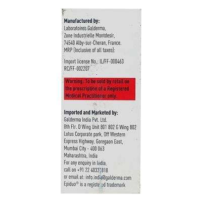 EPIDUO FORTE Gel 30gm - Acne-Acn