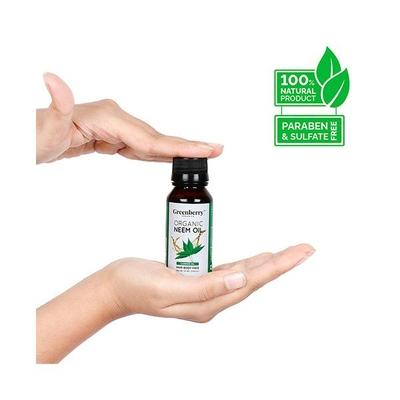 Greenberry Organics Organic Neem Oil 50 ml - Essential Oils