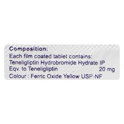 AXEGLIPTIN 20mg Tablet 10's - Diabetes-Ant