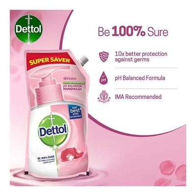 Dettol pH Balanced Handwash Refill - Skincare 750 ml - Hand Wash & Soaps