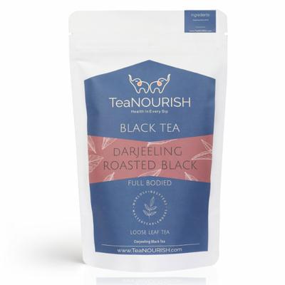 TeaNOURISH Darjeeling Roasted Black Tea 100gm - Teas