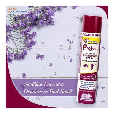 Dr. Morepen Protect Disinfectant Spray - Lavender 300 ml - Hand Sanitizer