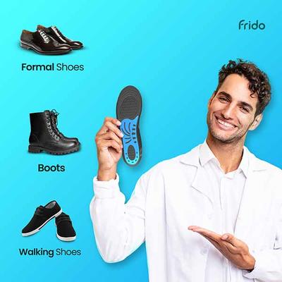 Frido Dual Gel Insoles Sizes 5-9 UK - Knee/Ankle/Leg/Foot Supports