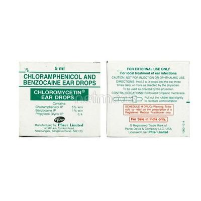 Chloromycetin Ear Drops 5ml - Eye Infections-Eaa