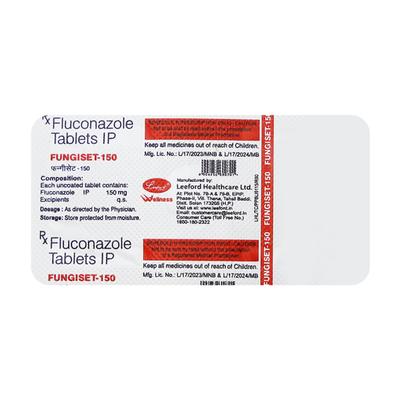 Fungiset 150mg Tablet 1'S - Fungal Infections-Anf