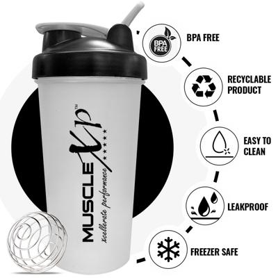MuscleXP Weight Gainer Powder - Double Chocolate Flavour 1 kg + Shaker 1's - Weight Gain