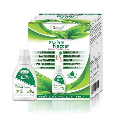Vringra Pure Nectar Stevia Extract Sweetener Drops 20 ml - Diabetes Care (Ayush)