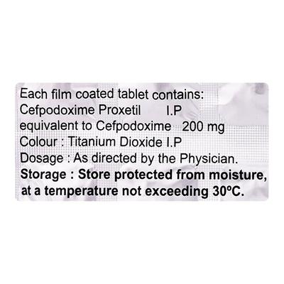 Cepotus 200mg Tablet 10'S - Bacterial Infections-Cep
