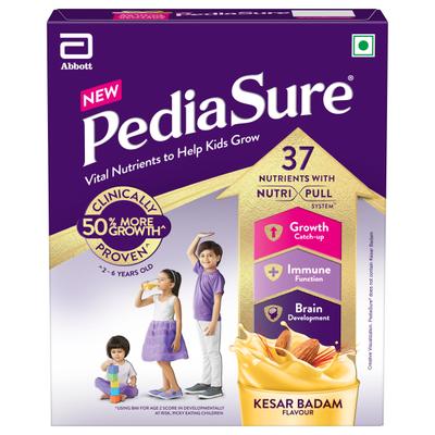 Pediasure Scientifically Designed Nutrition Health Drink Refill - Kesar Badam Flavour 200 g - Kids Nutrition
