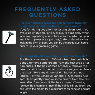 Veet Hair Removal Cream for Men - Sensitive Skin 50 gm - Shaving & Hair Removal