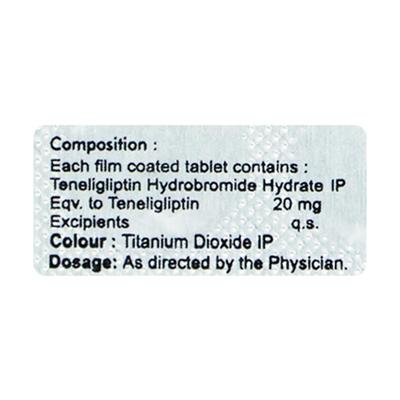 TENETUS 20mg Tablet 10's - Diabetes-Ant