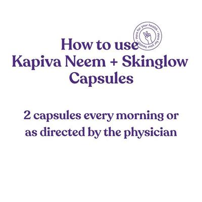 Kapiva Neem+ Skin Glow Capsules 60's - Speciality Medicines
