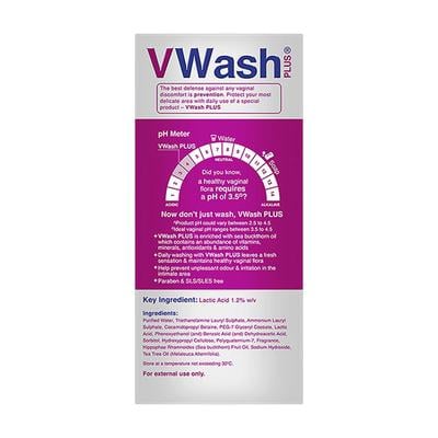 VWash Plus Expert Intimate Hygiene Wash 200 ml - Intimate Care