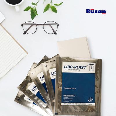 Rusan Lido - Plast Lidocaine Pain Relief Patch (350 mg) 5's - Roll-On/Patch