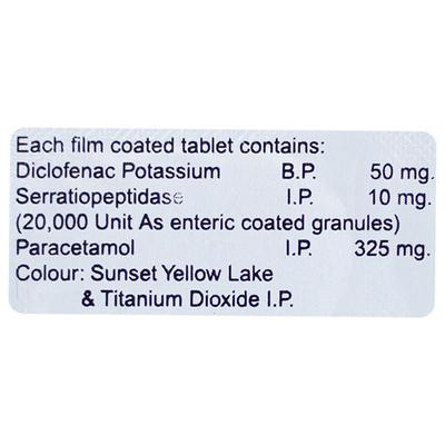 DICLOCALM SP Tablet 10's - Pain relief-Nsa