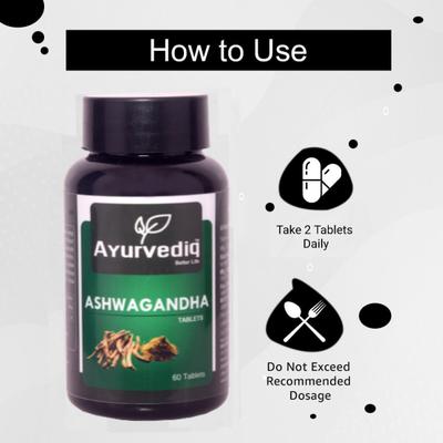 Ayurvediq Better Life Ashwagandha Tablet 60's - Ashwagandha