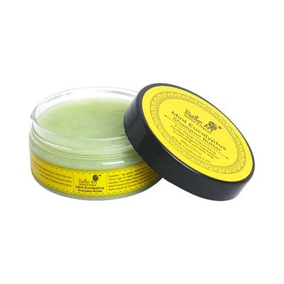 Rustic Art Organic Mint Eucalyptus Shampoo Butter 100 gm - Shampoos
