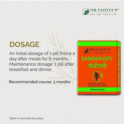 Dr. Vaidya's Sandhivati Pills (Pack of 4 x 24's) - Speciality Medicines
