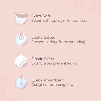 Pee Safe Disposable Maternity Pads (XXXL) 8's - Sanitary Napkins