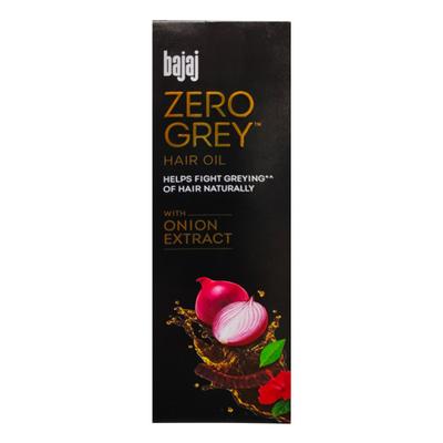 Bajaj Zero Grey Hair Oil with Onion Extract 100 ml - Hair Oils