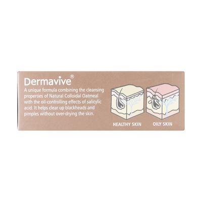 DERMAVIVE OILY SKIN Cleansing Bar 120gm - Cleanser-Oth