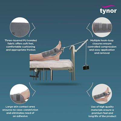Tynor Leg Traction Brace (S) (G 05) - Knee/Leg Supports