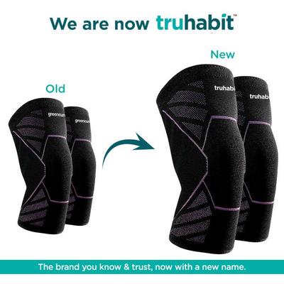 TruHabit Knee Cap - Black (L) - Knee/Leg Supports