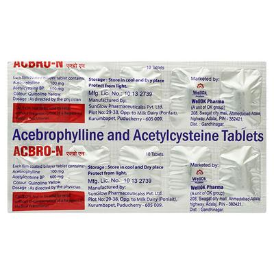 ACBRO N Tablet 10's - Asthma/COPD-Ast