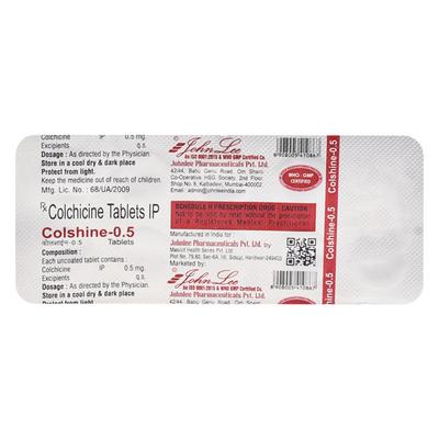 COLSHINE 0.5 Tablet 10's - Gout