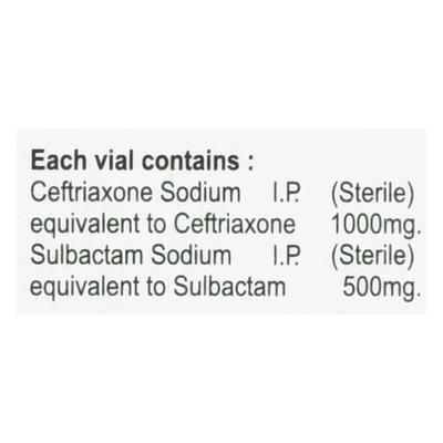 RIGHTCEF SB 1.5gm Injection 1's - Bacterial Infections-Cep