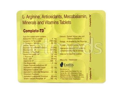 Complete TD Tablet 15'S - Supplements-Vam