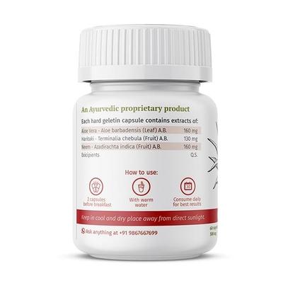 Aadar Jeevani Capsules (Pack Of 2 X 60's)-Ayurvedic Capsules for Diabetes Control and Detoxification - Health Products