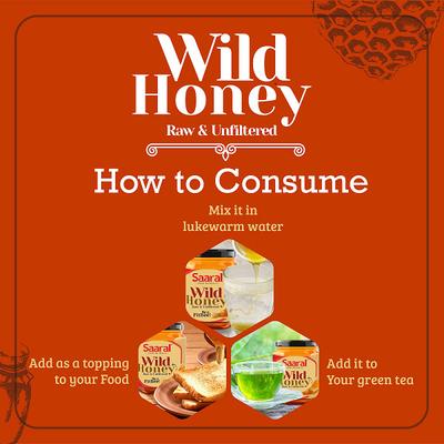 Saaral Wild Honey 400 gm - Honey