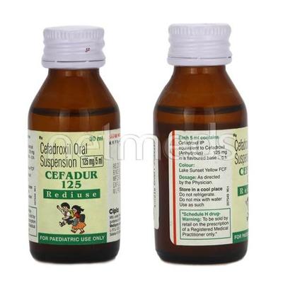 Cefadur 125mg Rediuse Suspension 30ml - Bacterial Infections-Cep