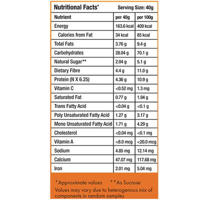 Joyful Inside Instant Ragi Oatmeal - Ginger Cinnamon Almond 320 gm - Nutritional Bars
