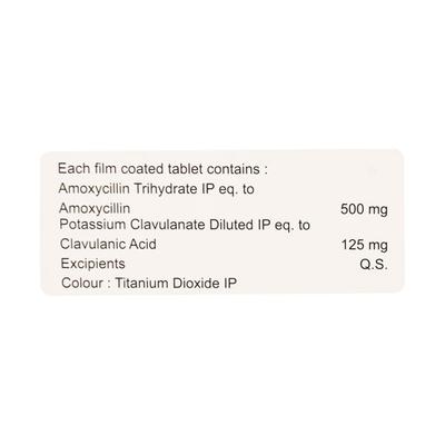 Cnx Clav 625 Tablet 10's - Bacterial Infections-Pen