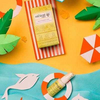 Natural Vibes Natural Sunblock Lotion 30 ml - Face Sunscreen