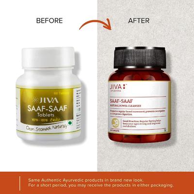 Jiva Ayurveda Saaf-Saaf Tablets 60's - Speciality Medicines